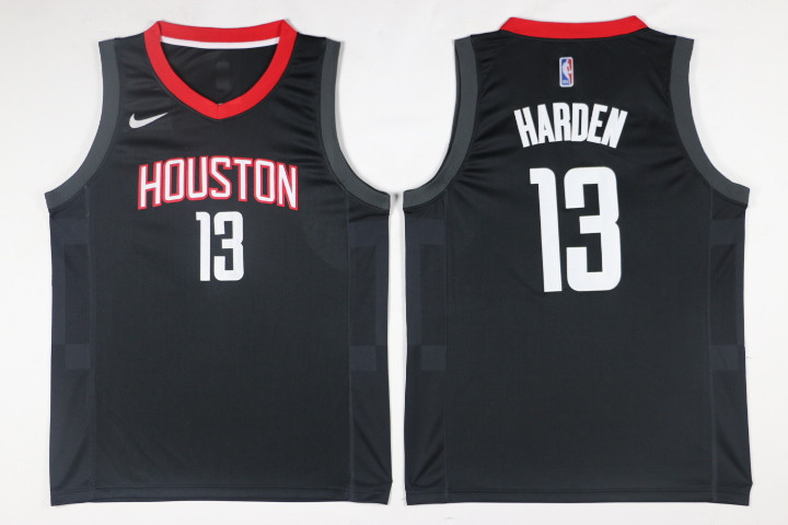 Men Houston Rockets #13 Harden black Nike NBA Jerseys